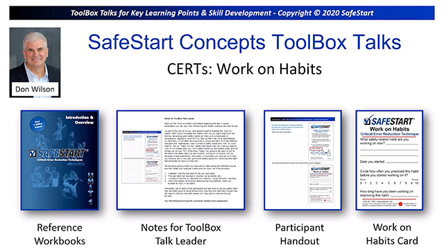CERTs: Work on Habits