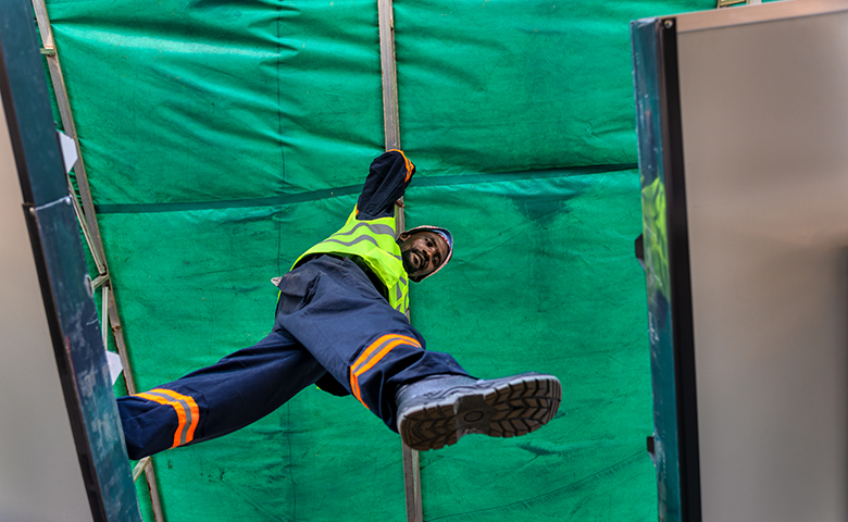 Working at heights, complacent to the risks